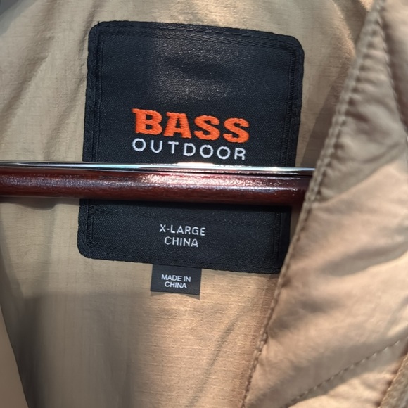 Bass Outdoor Tan Kelp Quilted Hooded Jacket NWT XL - Picture 4 of 14